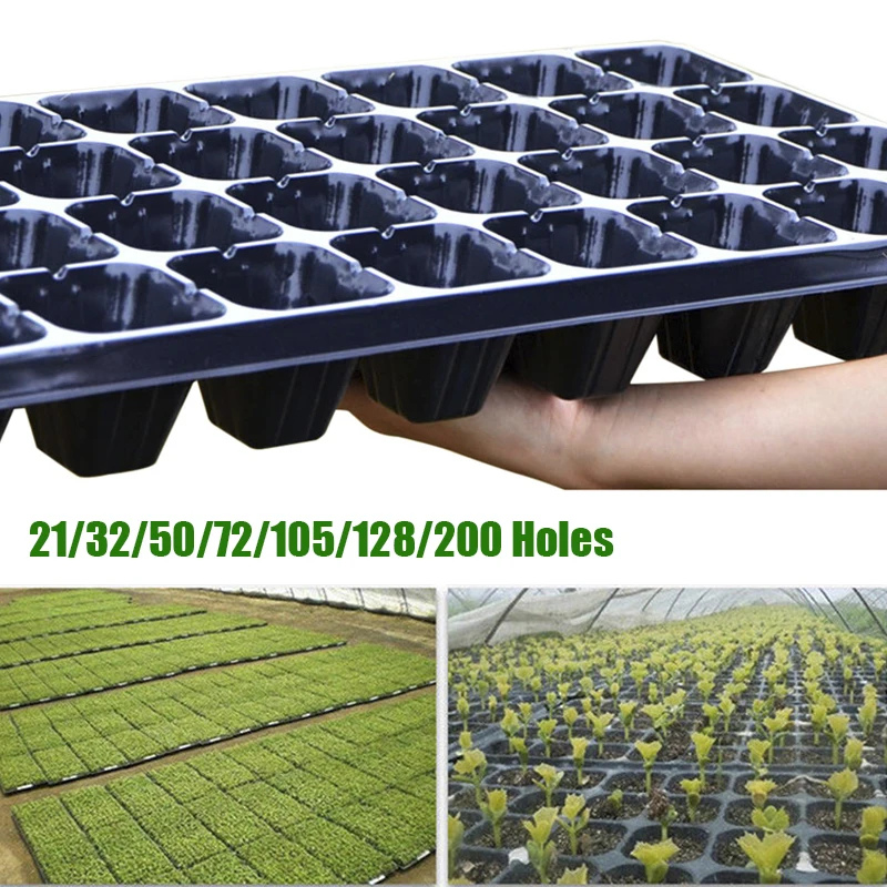 Пористая квадратная коробка для выращивания семян растений поднос садовых