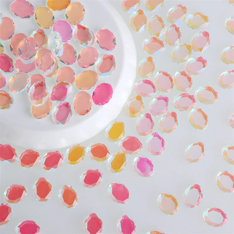 

Multi Shape Glass Flatback Rhinestones Starry Sky Glitter Glue Stones Rhinestone For Needlework Diy Crafts Clothes Decorations