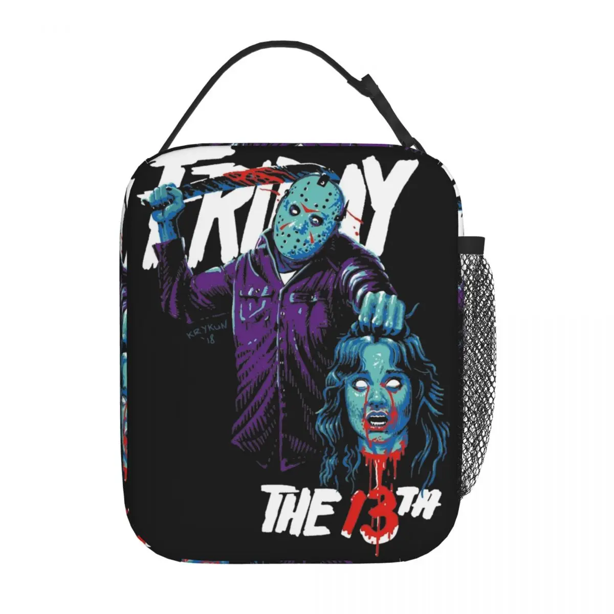 Изолированный Ланч-бокс с изображением фильма на Хэллоуин Пятница 13-го числа