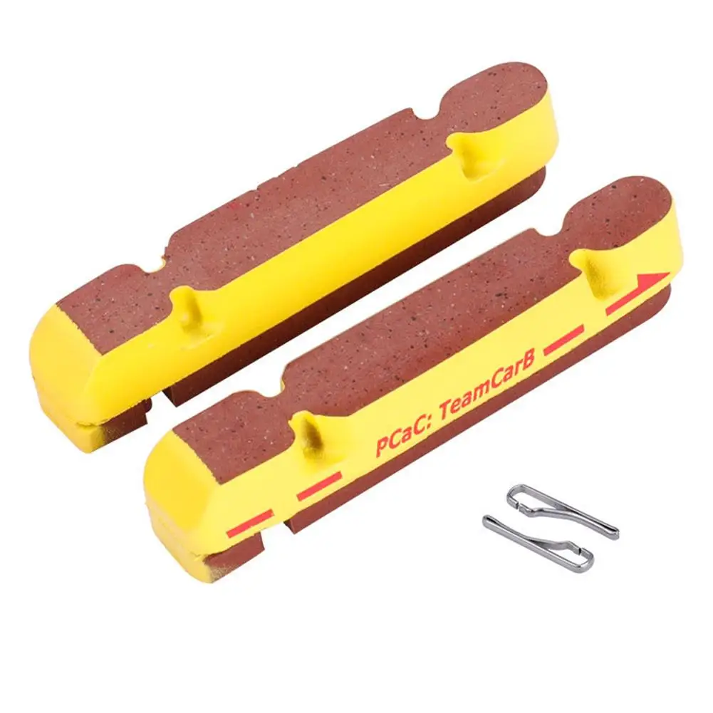 

1 Pair Rubber Bicycle Rim Brake Pads Wear-resistant Road Bike Caliper Braking Inserts Bicycle Accessories