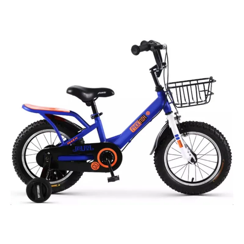 

14/18 Inch Children Bike Adjustable Handlebar Handle High Carbon Steel Bicycle with Training Wheels