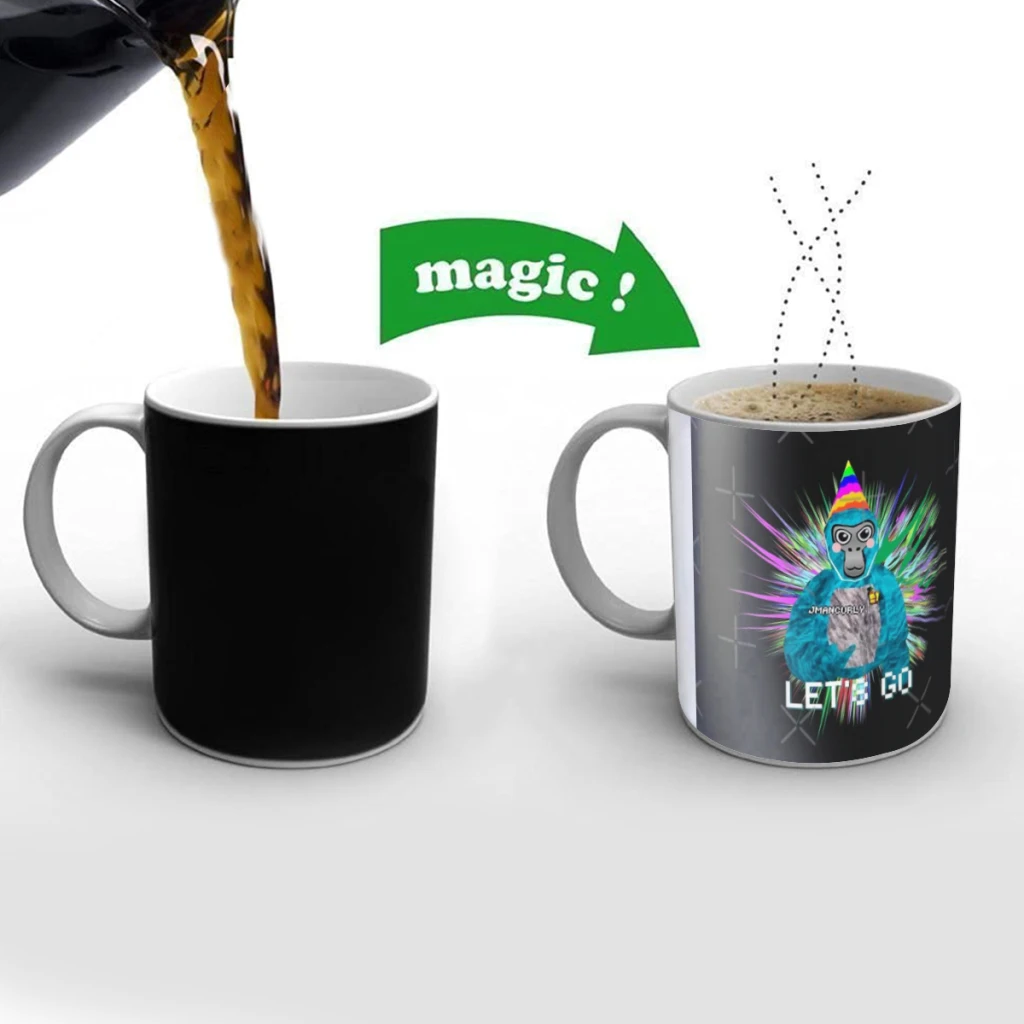 JMANCURLY Gorilla Tag VR геймер дизайн видеоигр керамическая кофейная кружка термо