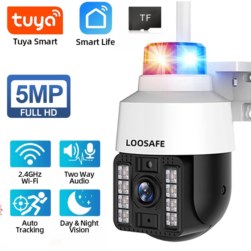 

Tuya Smart Home 1080P Wifi Camera Outdoor Video Surveillance Cameras With Wifi Security IP Camera For Home Security CCTV Cam