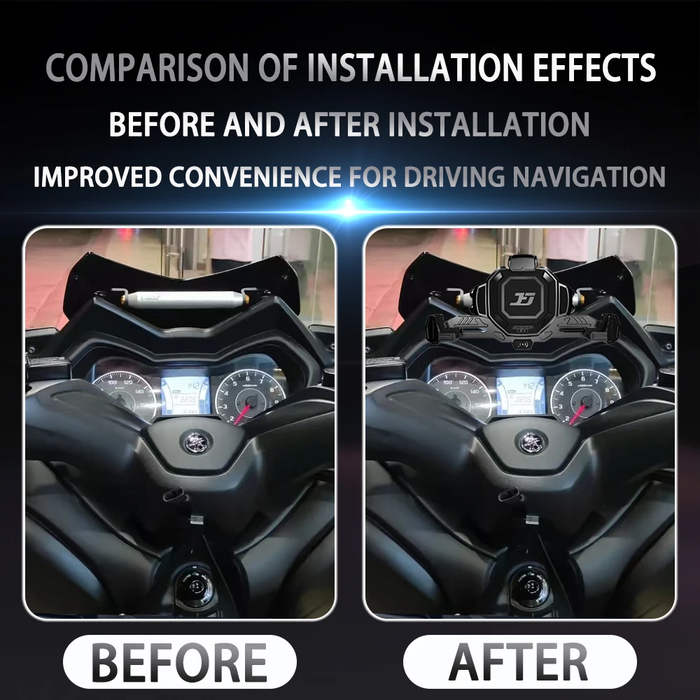 Подходит для Yamaha Xmax300 держатель мобильного телефона умный датчик электрическая