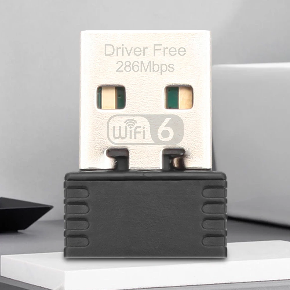 

WIFI6 USB Wi-Fi сетевая карта 286,8 Мбит/с 2,4 ГГц USB-ключ Wi-Fi адаптер 802.11b/g/n/ax для ПК/ноутбука/настольного компьютера