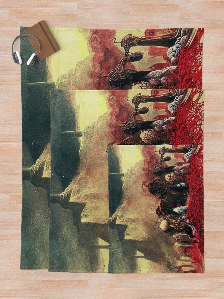 Одеяло без названия-unknown-place-zdzislaw-beksinski тонкие свободные мягкие плюшевые