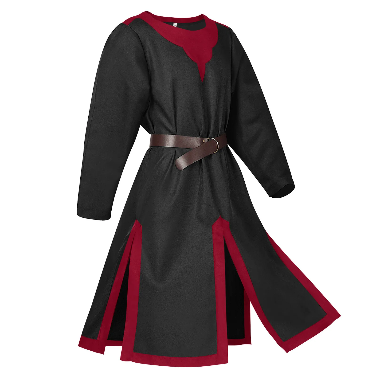 

Mens Medieval Costume Halloween Tunic Vintage Shirts Medieval Lace Up Shirt Blouse Tops Cosplay Sleeve Shirt Pajama Short Sleeve