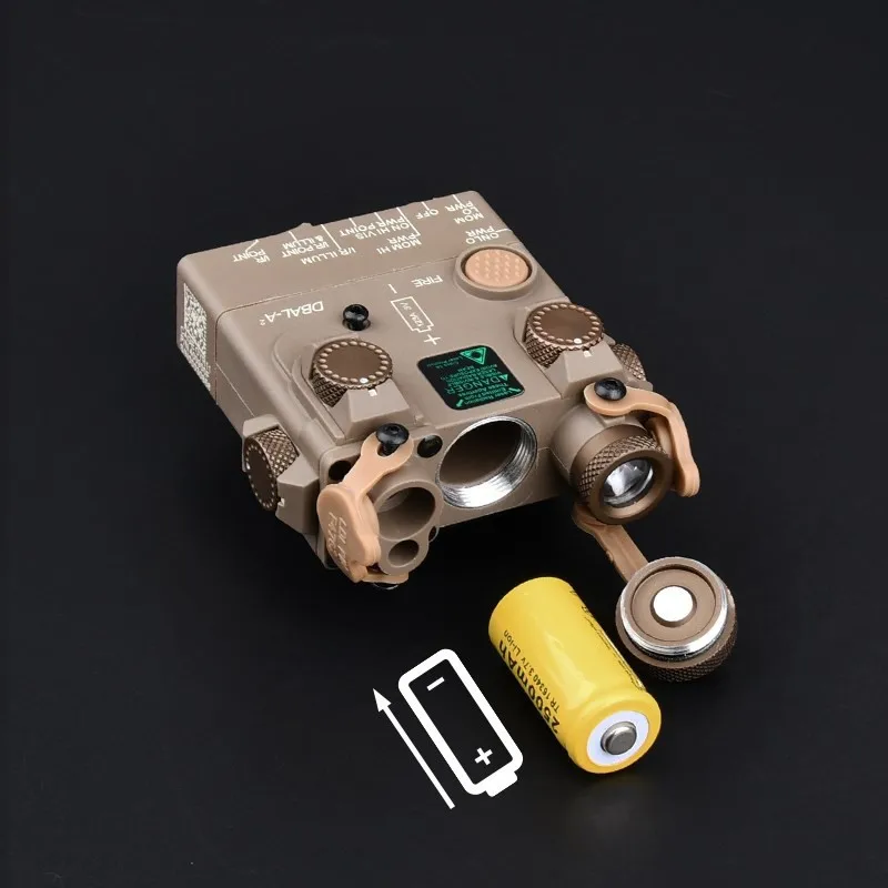 Светодиодный фонарик с красной и зеленой точкой для страйкбола 20 мм