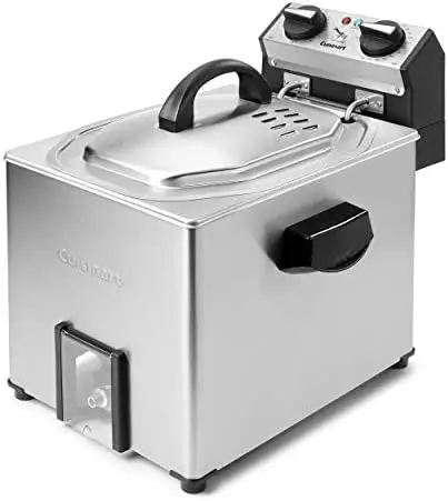 Extra-Large Rotisserie Deep Fryer, Silver