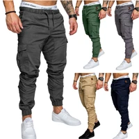 men oversize pants harem joggers pants man casual multi pockets cargo trousers men drawstring sweatpants hip hop streetwear pant