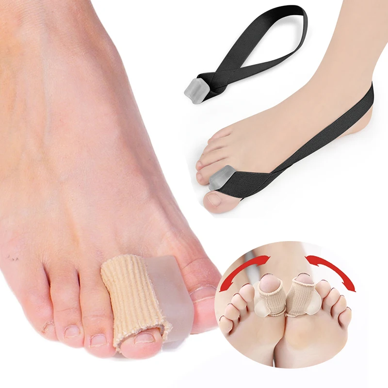 Hallux вальгусный корректор с одной стороны большого пальца Натяжной ремень для