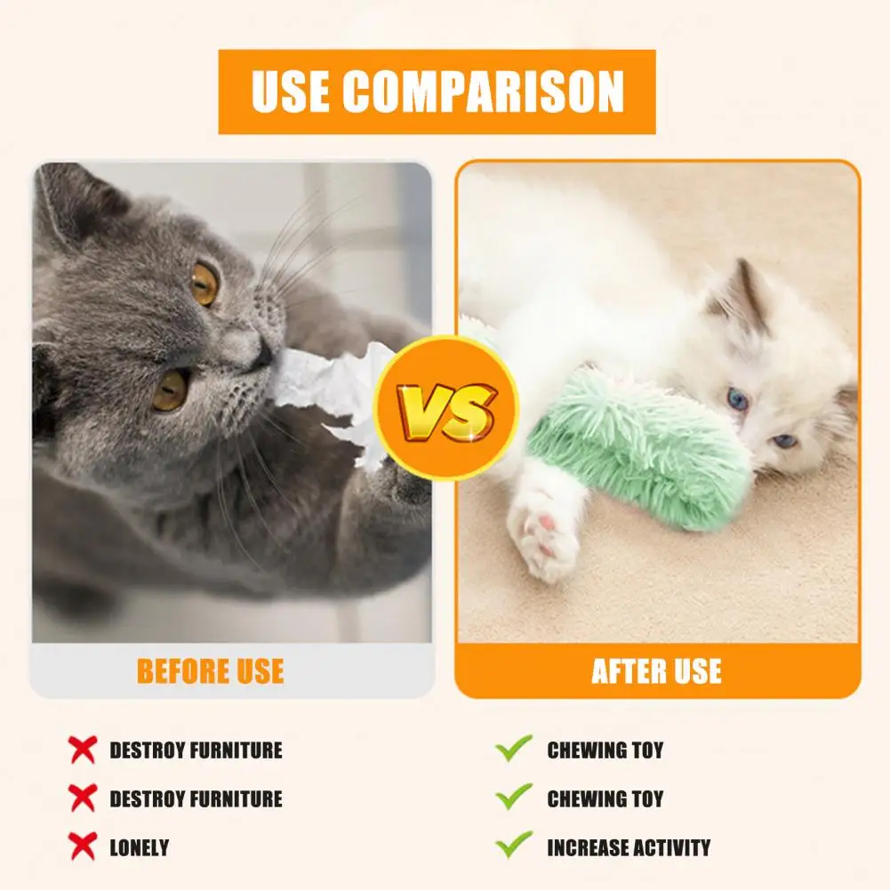 

Catnip Ball Toy for Cats Catnip Toy for Cats Durable Cat Toys Bite-resistant Plush Chew Toys Catnip for Indoor for Chewing