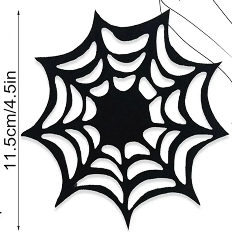 MOONBIFFY Подставки под стаканы паутина черные ульяна павловна соболева паутина кн 3