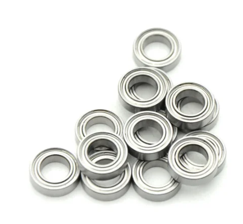 

10pcs Miniature Bearing Metal Sealed Multiple Sizes MR52 MR63 MR84 MR105 MR74 MR115 MR105 MR126 MR149 ZZ Miniature Model Bearing