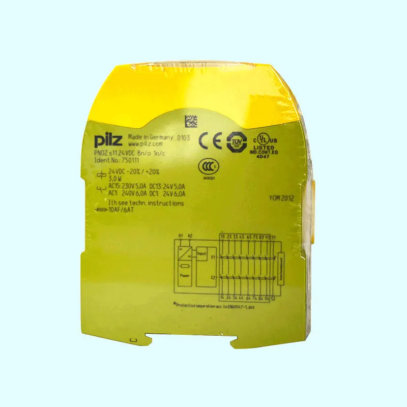 Германия PILZ Реле безопасности PNOZ S11 C 24 В постоянного тока 750111 Пильц 751111