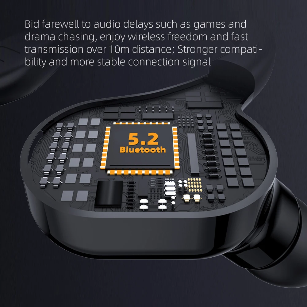 M-F8 Bluetooth-совместимые 5.2 беспроводные наушники Mini Business водонепроницаемые