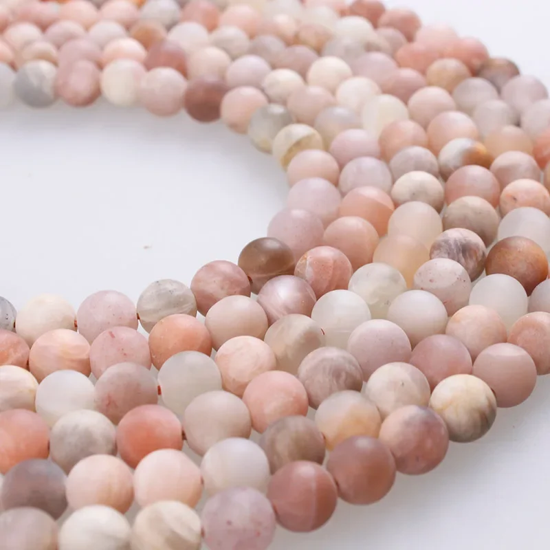 Бусины Из Натурального драгоценного камня матовые полудрагоценные круглые