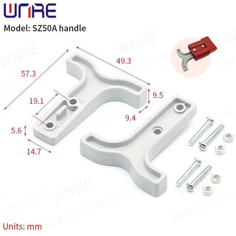 Разъем для зарядки аккумулятора SZ50A 600 В 6AWG в стиле Андерсон