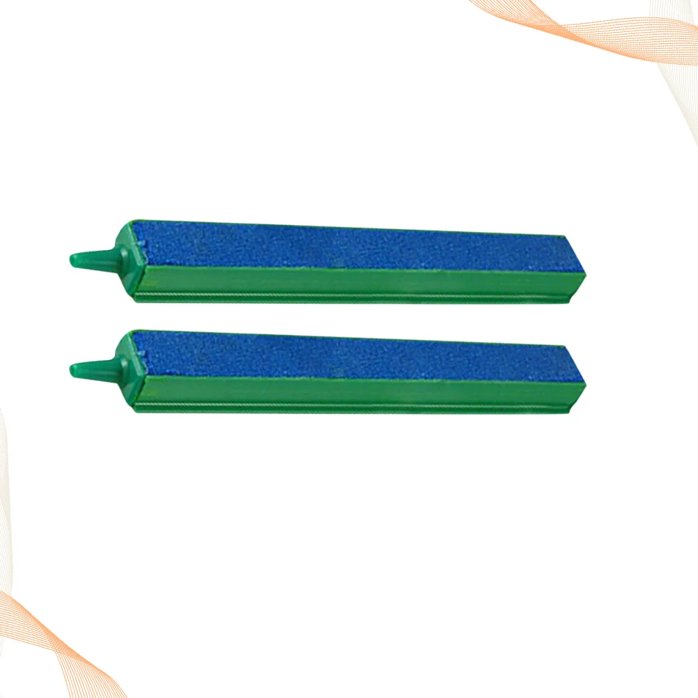 

2pcs 12 Inches Air Stone Aquarium Landscape Miniature Gravel Bubble Diffuser Airstones Layout Decoration for Aquarium Fish Tank