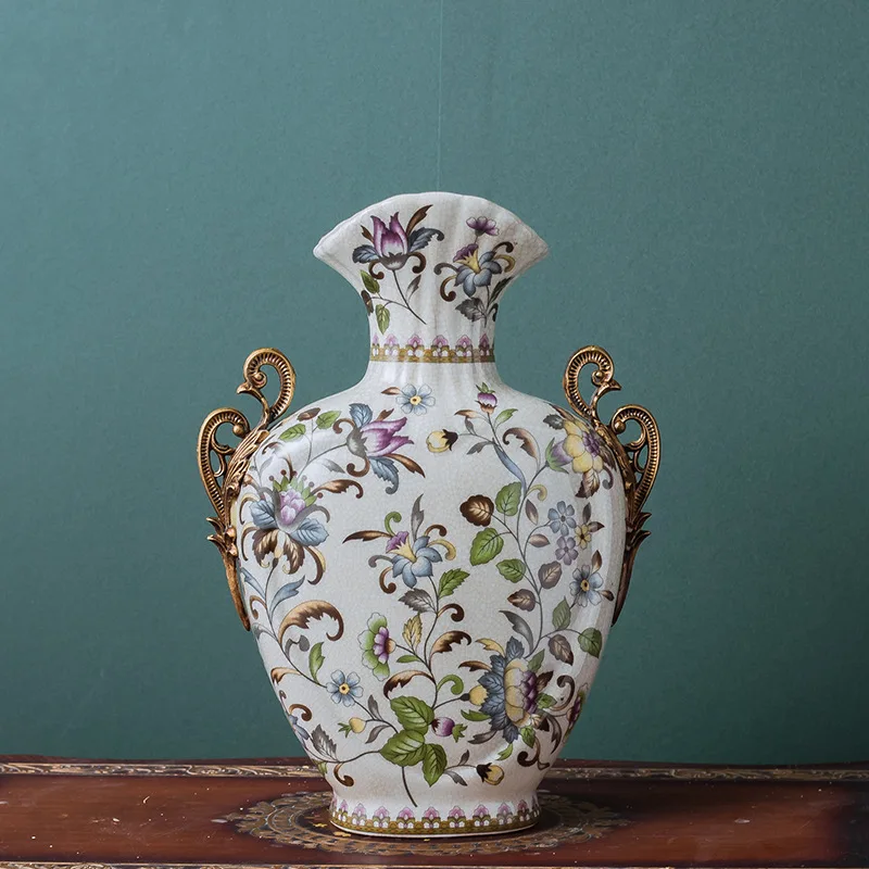 

Ceramic wedding countertop Vase Decoration European style living room home table arrangement craft decoration