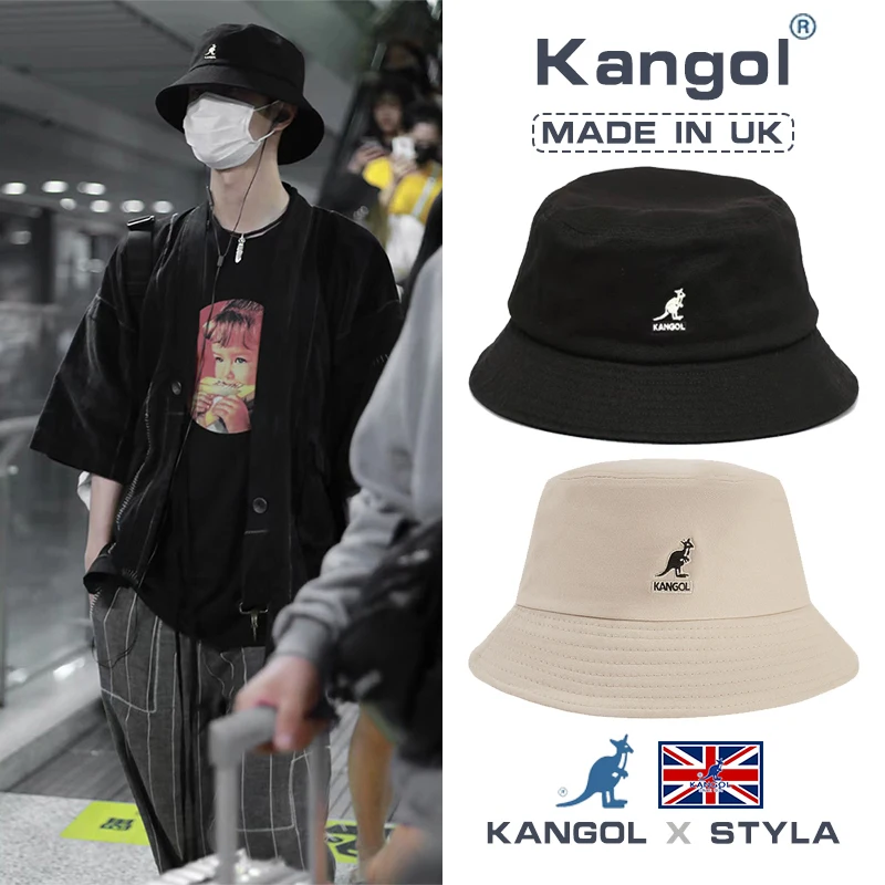 

KANGOL Fashion Reversible Hawaii Autumn Summer Hats Big Head Size Fisherman Hat Bucket Men Caps Men Casual Street Panama Hat