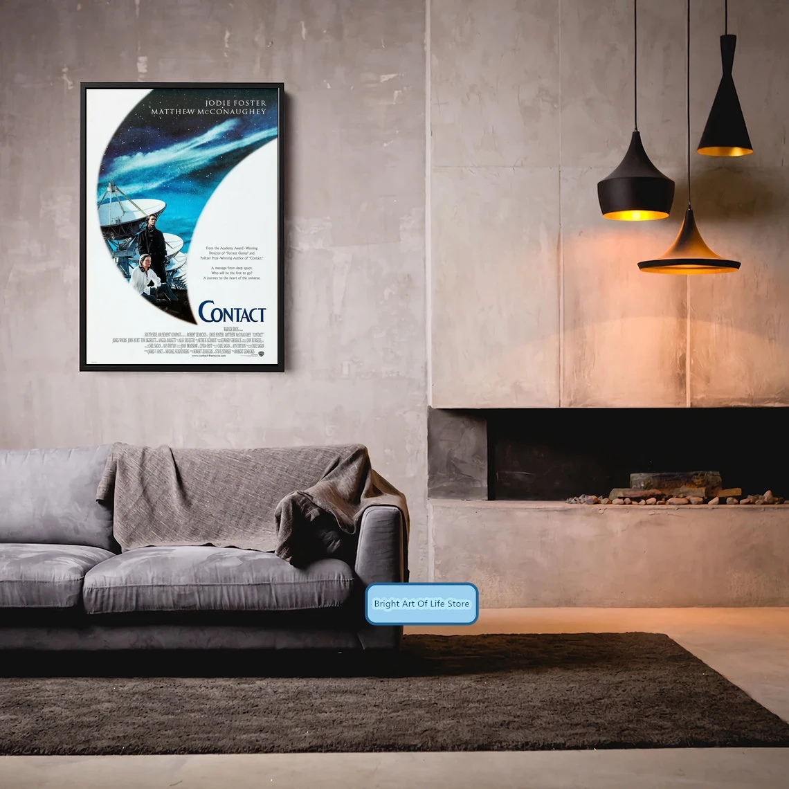 Контакт (1997) фильм плакат Обложка фото печать на холсте настенное искусство