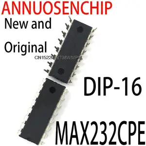 5PCS New and Original IC MAX232 2DVR/2RCVR RS232 5V DIP-16 NEW MAX232EPE MAX232CPE