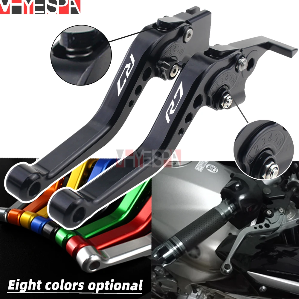

Motorcycle Adjustable Handles Lever Short Brake Clutch Leversor For YAMAHA R7 2022 R 7