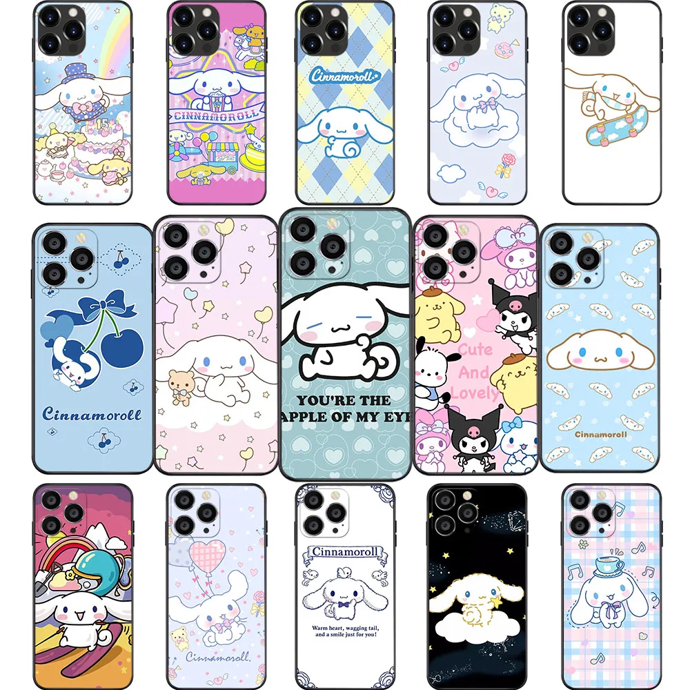 ID-24 Sanrio Cinnamoroll мягкая фотосессия для OPPO A8 A31 A9 A5 F11 Reno 3 A91 F15 A93 A54 A5S A7 A12 A12S A74 A95 F19