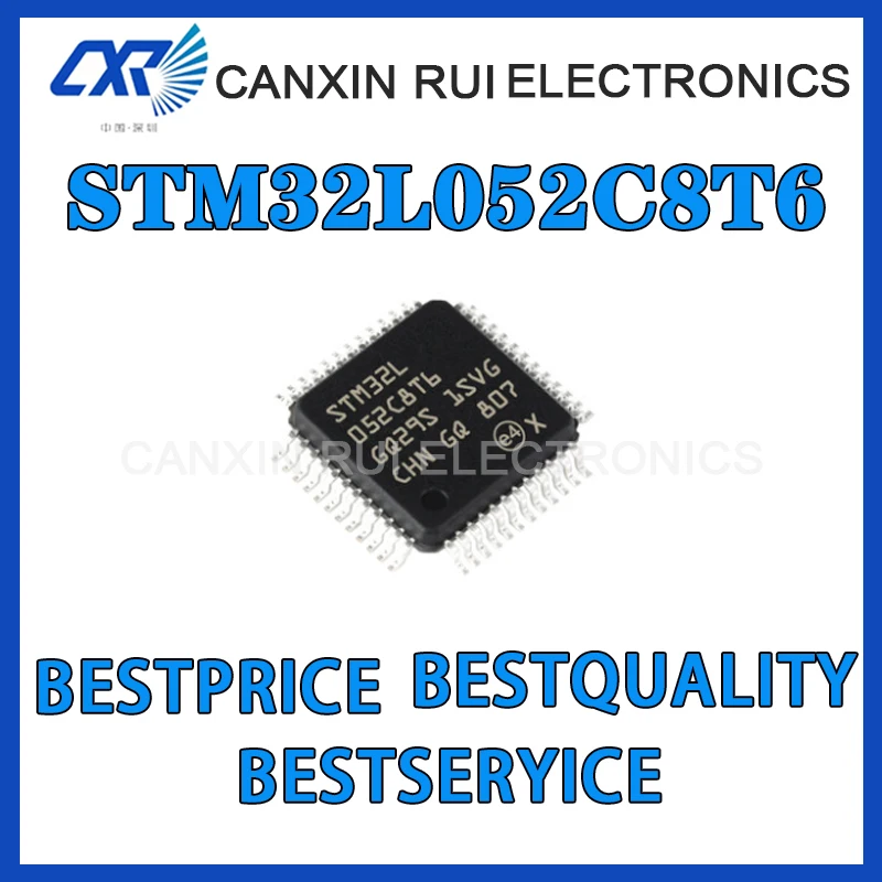 

100% Новый оригинальный микросхема STM32L052C8T6 LQFP48 с ультра-низким энергопотреблением