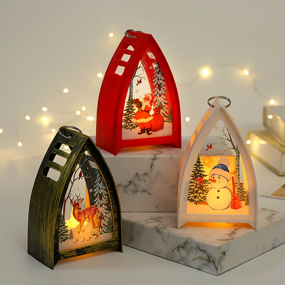 

Nordic Decorative Wind Lantern LED Candle Flame Lamp for Xmas Halloween Retro Candlestick Decoration Holiday Party Supplies