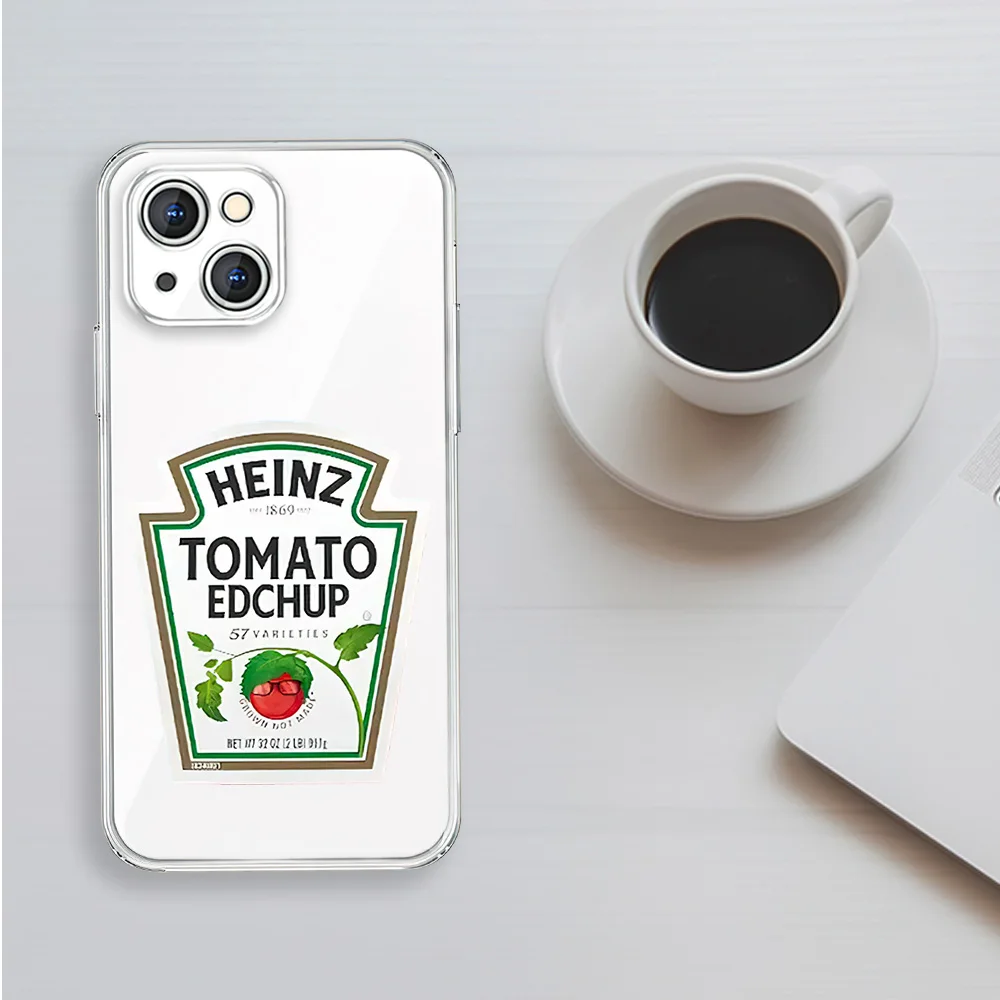 Fashion H-Heinz Tomatos Ketchup mustard Phone Case For Samsung Galaxy A72 A52 A05 Lite Soft transparent Cover