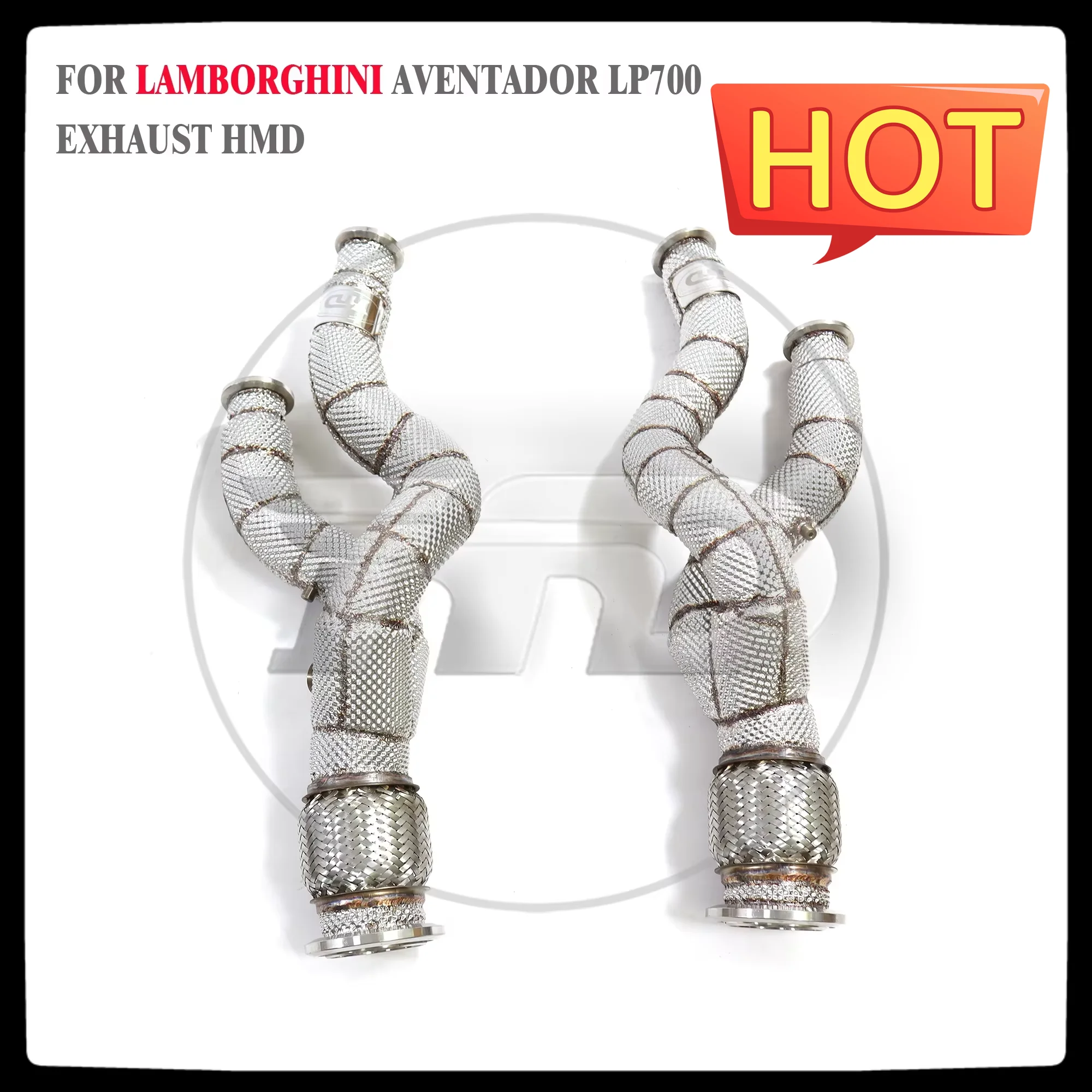 Даунпайп HMD для выхлопной системы Lamborghini Aventador LP700 каталитический коллектор из
