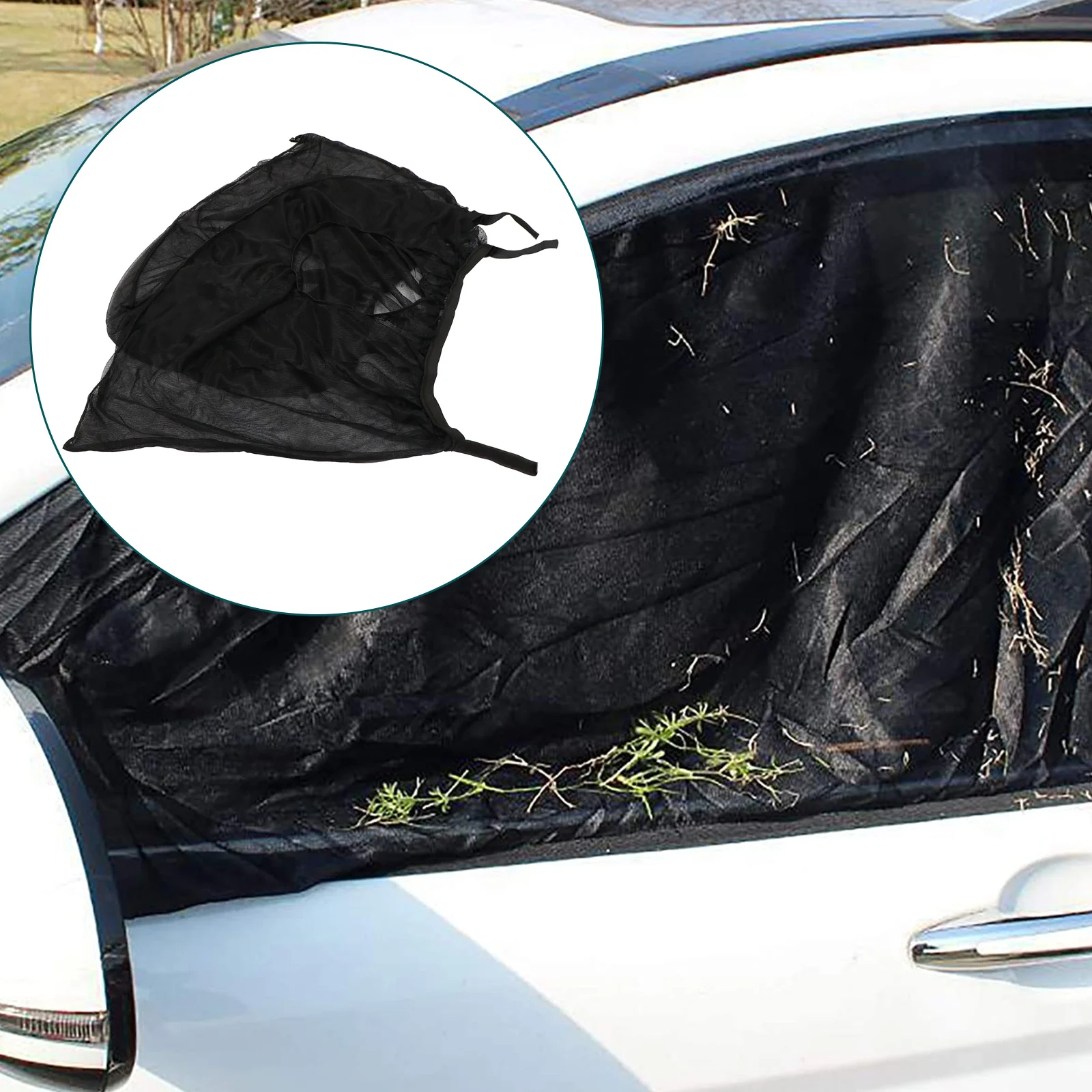 

Heat Insulation Curtain Universal Window Shade Car UV Protection Breathable Front Side Sunshades