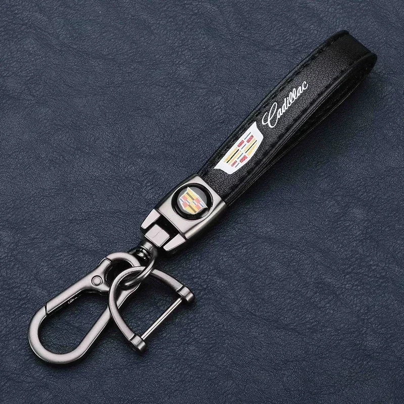 

Автомобильный брелок, кожаный брелок для ключей, подвеска для Cadillac Seville XT4 CT4 CT5 ATS SLR STS EXT CTS Escalade, автоаксессуары