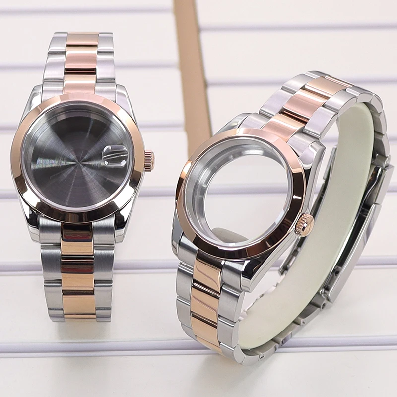 Серебристые и розовые золотые часы с ремешком на руку 36 мм/40 мм ремешок для часов