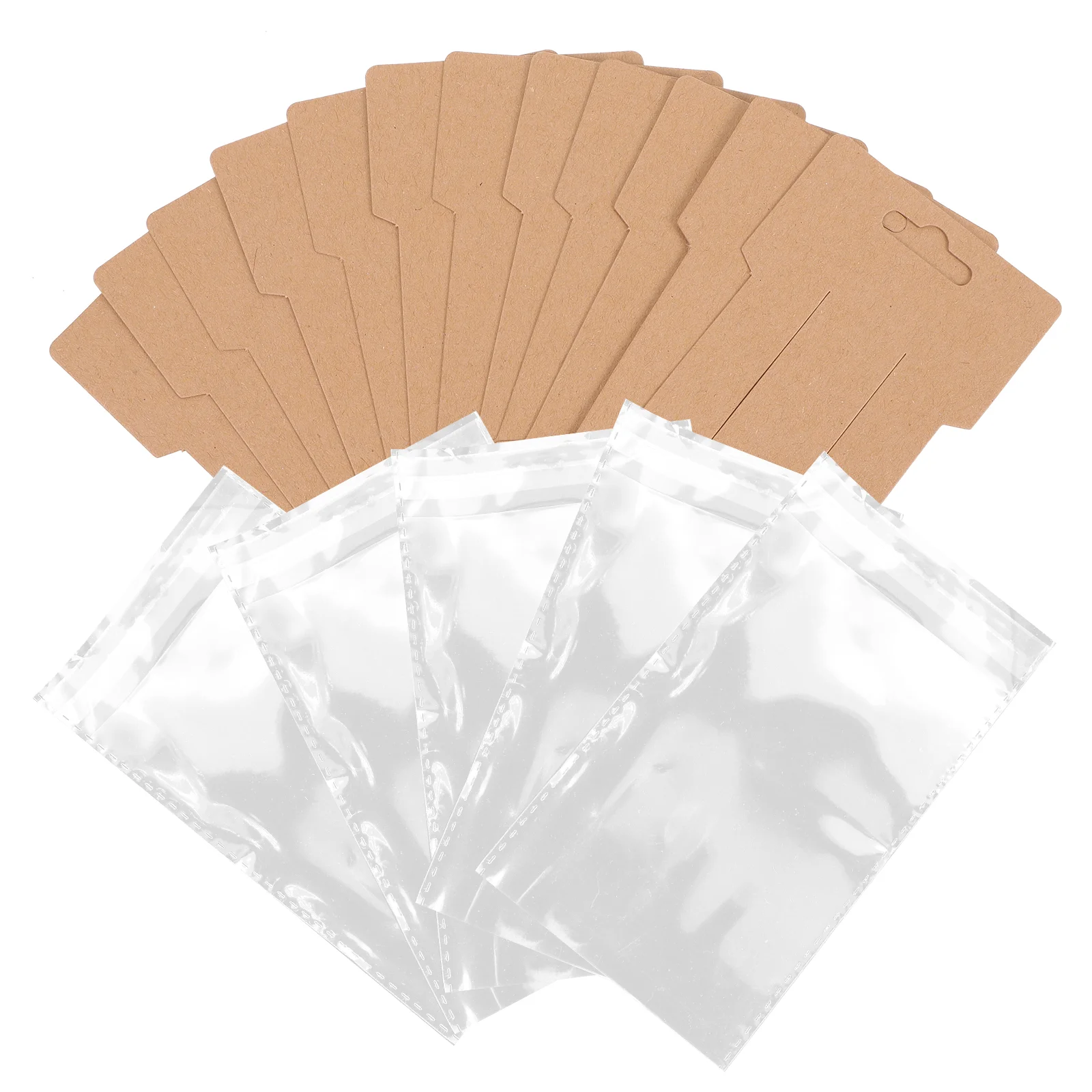 

100 Pcs Hair Clip Holding Cards Bow Display Hairpin Tie Holder Paper Clips Barrettes