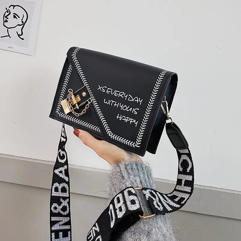 

Bag for Woman 2021 A Main Femme Crossbody Bag Purses and Handbags Luxury Designer Fashion PU Ladies One-shoulder Diagonal Bag