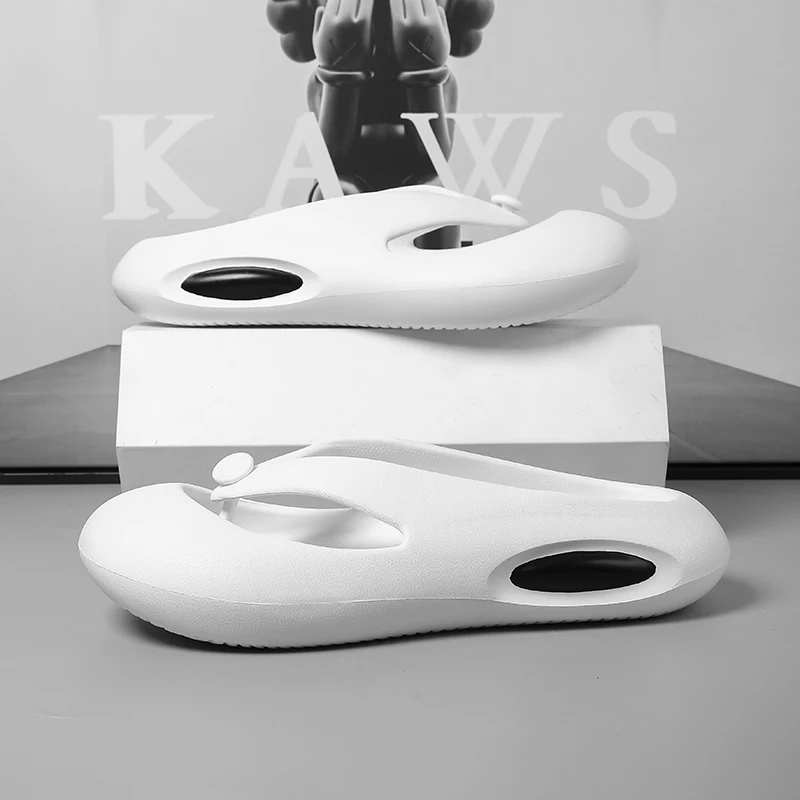 Сандалии на плоской подошве с закрытым носком Нескользящие мягкая подошва