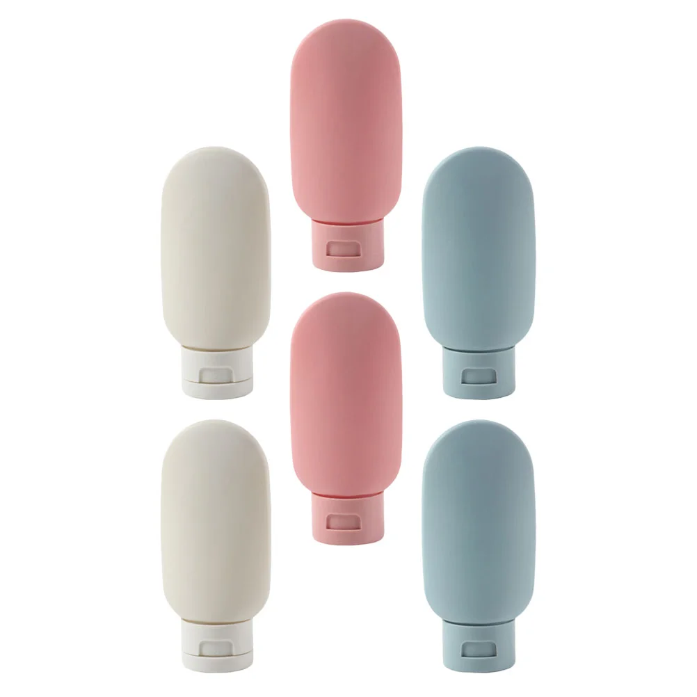 

Travel Bottles Bottle Silicone Containers Refillable Toiletry Shampoo Lotion Empty Toiletries Liquid Portable Size Squeeze