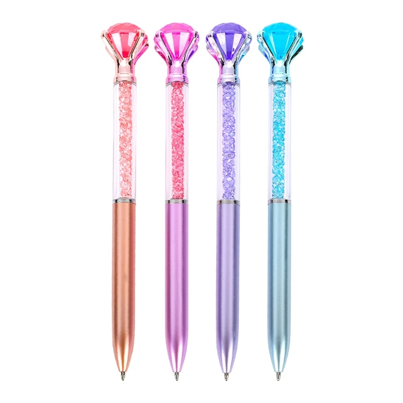 

Ballpoint Pen for Students Teens Practical Oily Pen School Office Business Supply Creative Crystal Diamond Ballpoint Pen E8BE