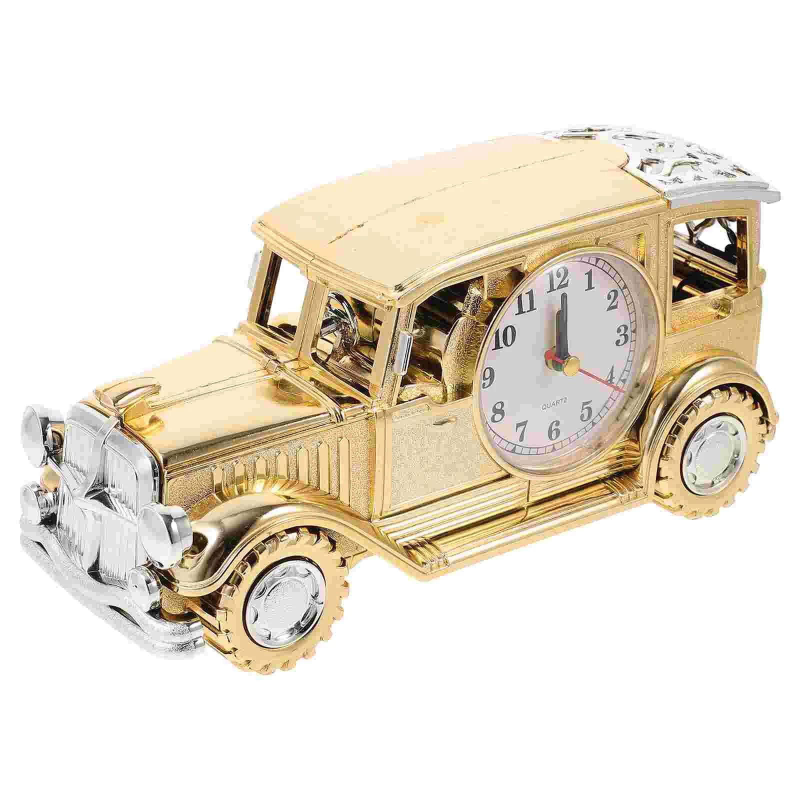 Классический автомобильный будильник винтажный декор нежный орнамент