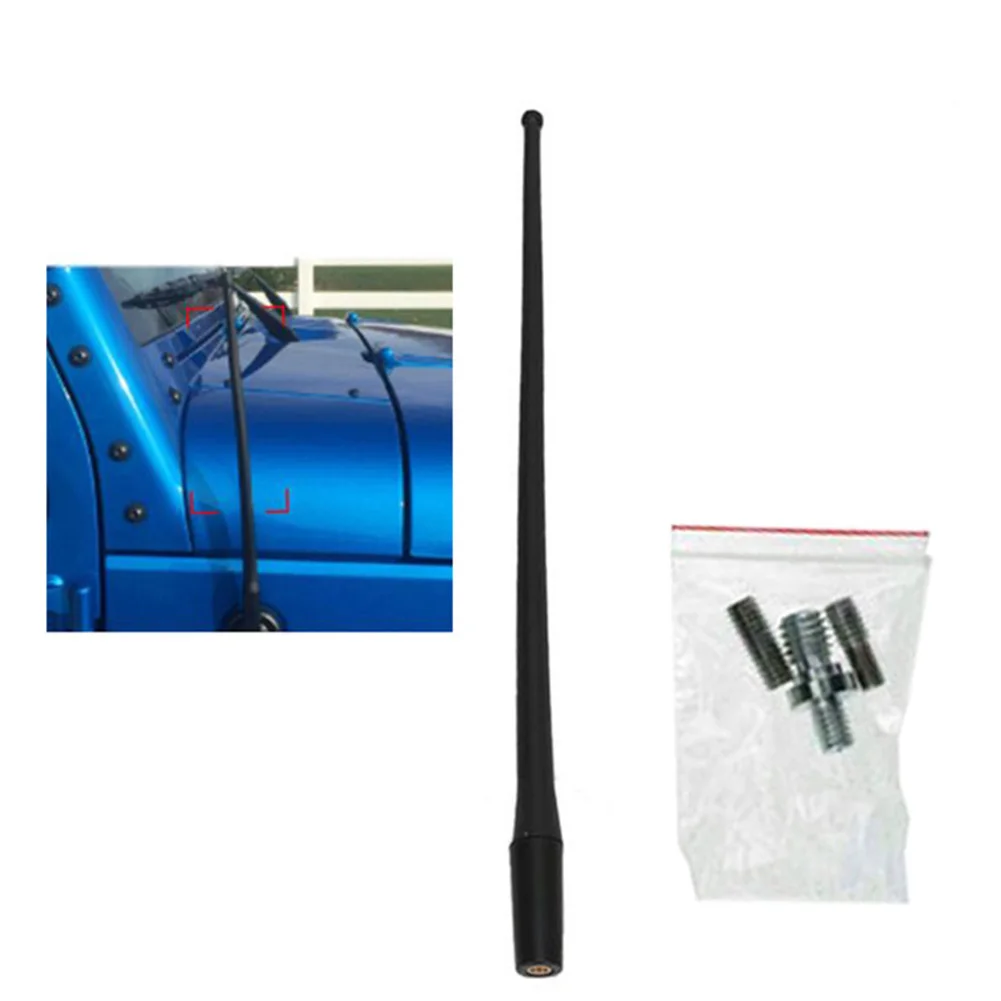 

Wireless Antenna Accessories Premium Rubber 1 Pcs 13INCH 35cm*2cm*2cm For Jeep Wrangler JK JKU Easy Installation