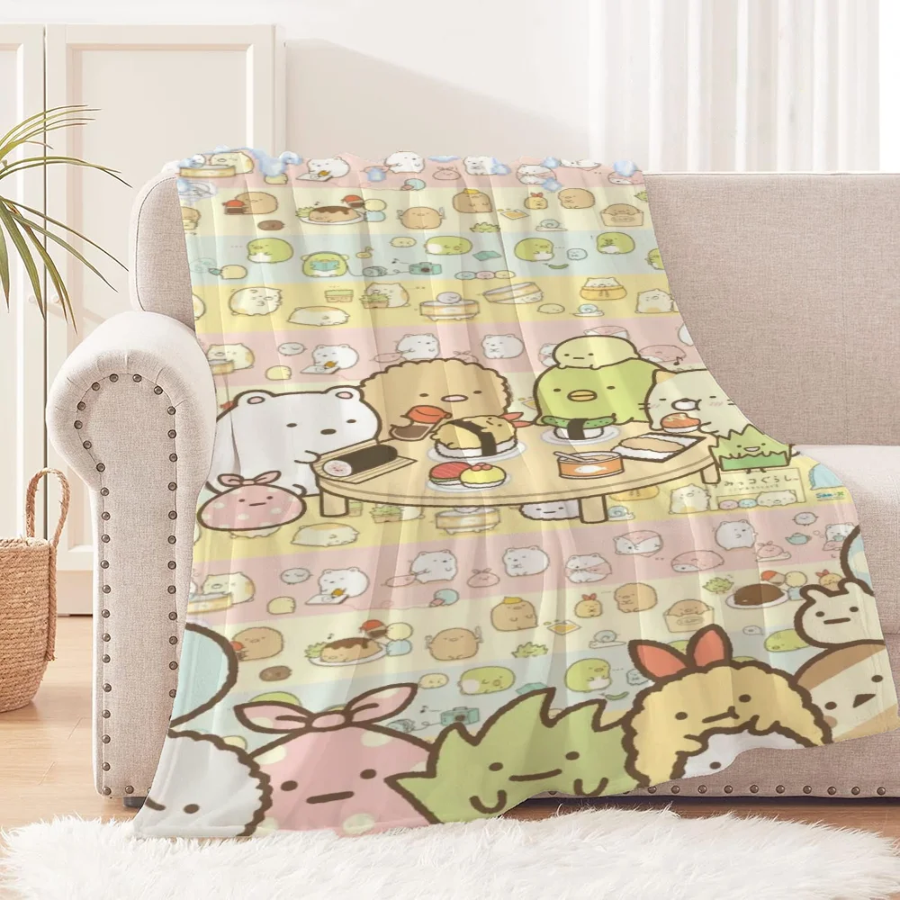 Мягкое Плюшевое Декоративное Одеяло Sumikkogurashi Для Дивана-кровати Домашнего