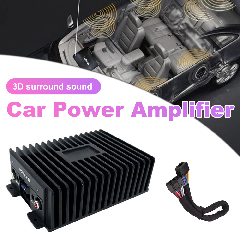 

Автомобильный усилитель DSP Hi-Fi усилитель аудио цифровые звуковые процесоры 4*80 Вт для Android небольшой аудио динамик усилитель коробка