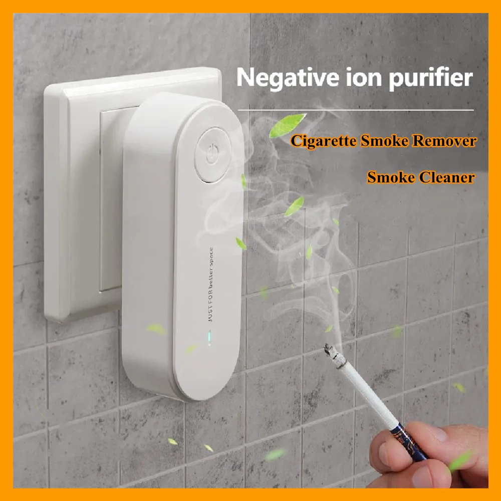 

TOMAS US EU UK Plug Purifier Anion Purification Air Freshener Ionizer Cleaner Dust Cigarette Smoke Remover Toilet Deodorant