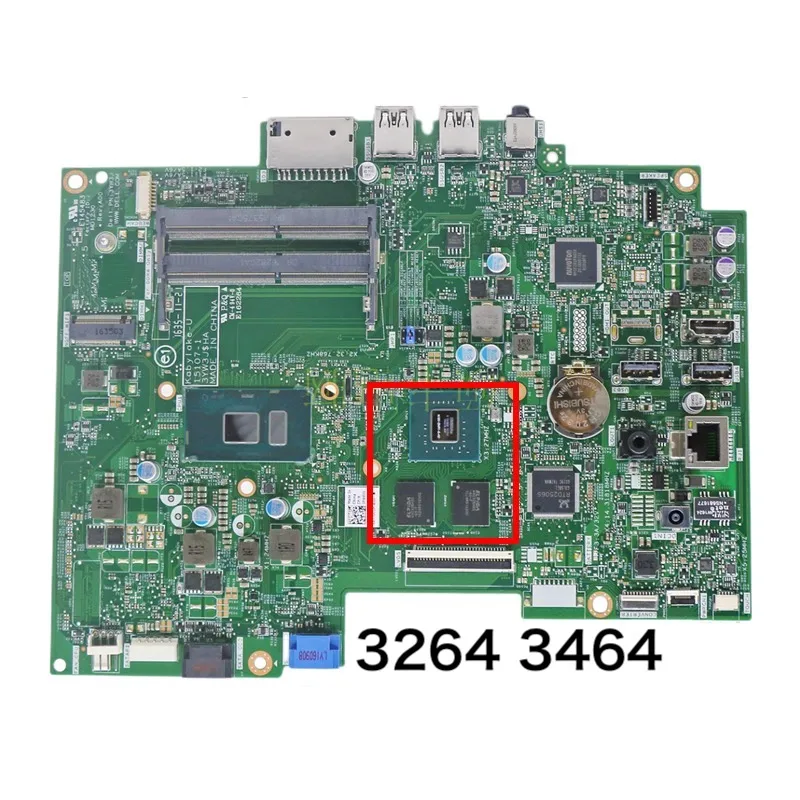 Материнская плата для ноутбука DELL 3264 3464, материнская плата 15107-1 K8VD7 PWXVV F65XD 0NNV5 PGMR1 12V7M JYH5J 94MXG, 100% протестированная, ОК, Полная работа