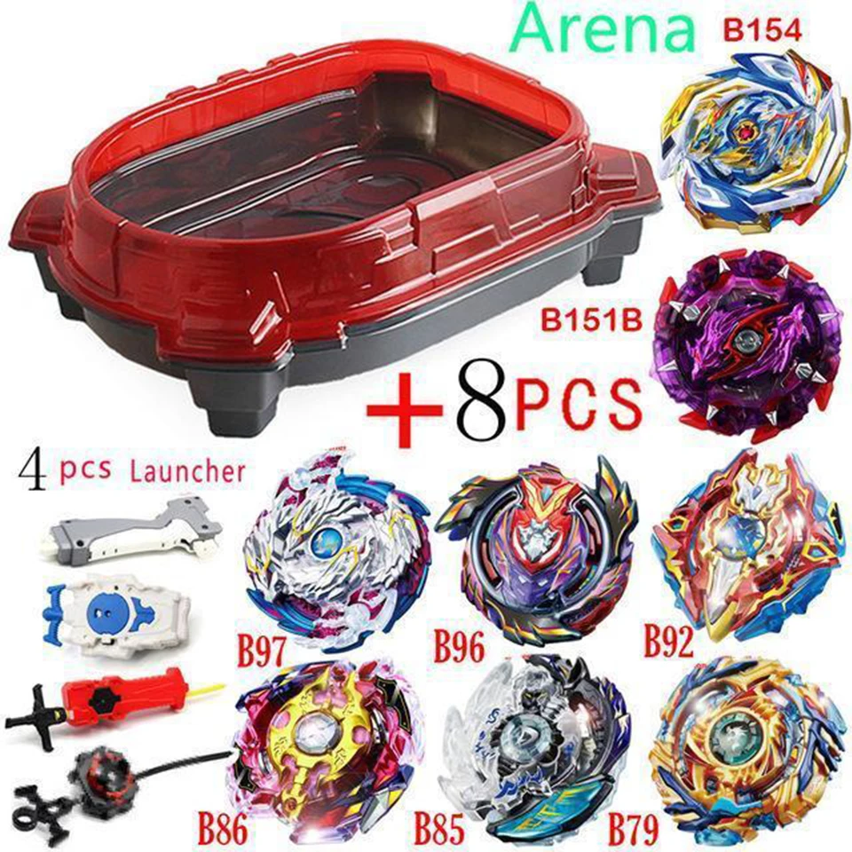 Набор Beyblade Burst с лаунчером игрушка со стартером и чемоданом для арены