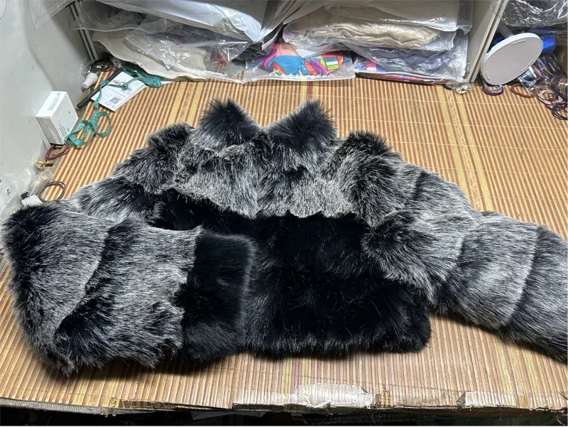 Роскошные норковые короткие пальто женские зимние верхние модные из