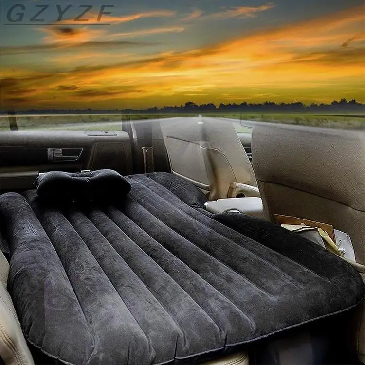 

Car Air Inflatable Car Travel Mattress Bed Universal for Back Seat Multi Functional Sofa Air Bed Pillow Outdoor Camping Mat